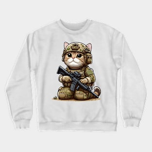 Tactical Cat Crewneck Sweatshirt